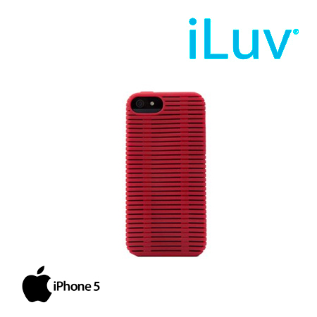 ESTUCHE ILUV P/IPHONE 5 TOPOG SOFT FLEXIBLE CASE RED (PN ICA7T324RED)